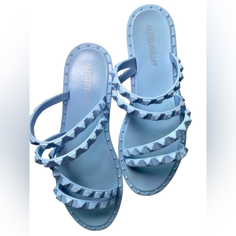 Olivia Miller Blue Sandals - Picture 5 of 12